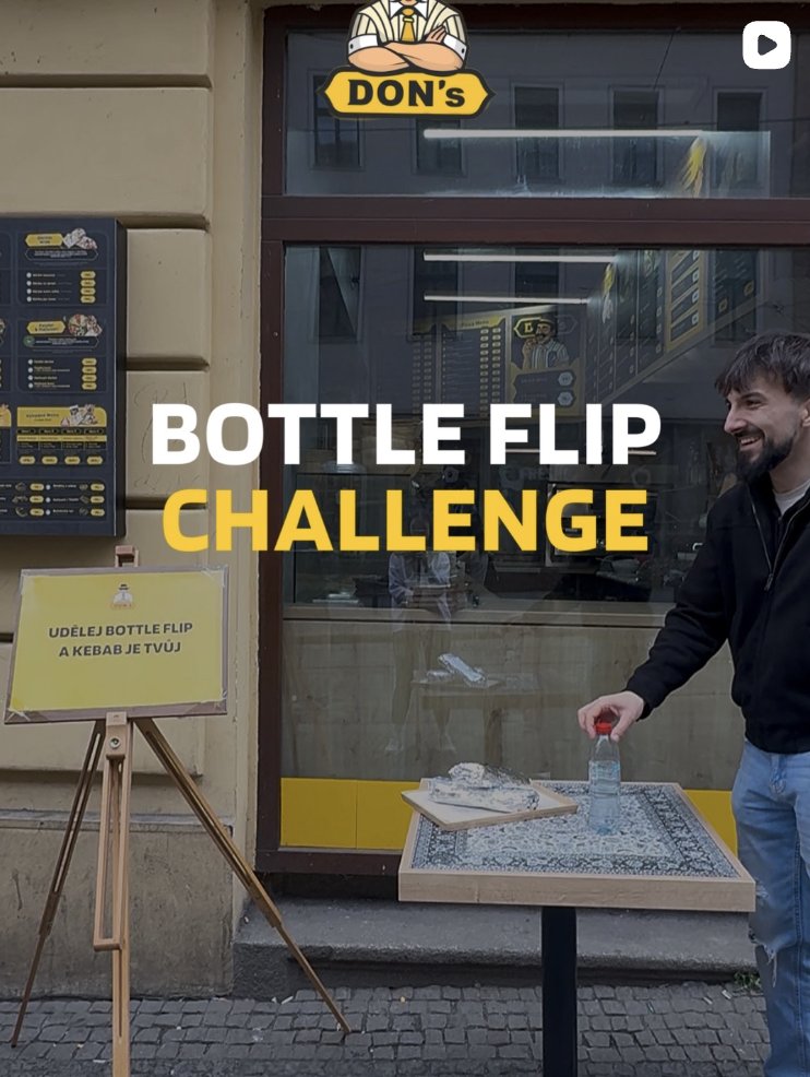 Bottle flip challenge